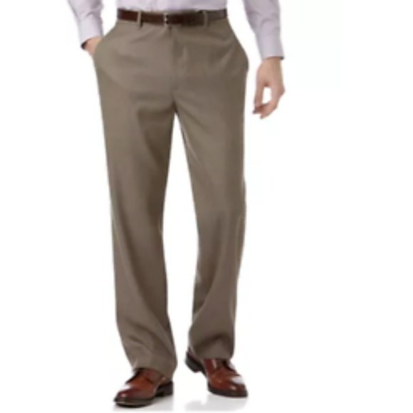 Collection by Michael Strahan Taupe Flat-Front Suit Pants - Classic Fit 29Wx30L - Picture 1 of 2